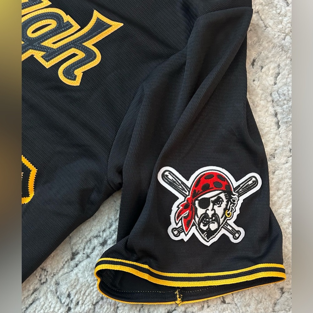 Nike Authentic Pittsburgh Pirates Paul Skenes #30 Black Jersey Men’s Sz: M - Picture 5 of 7
